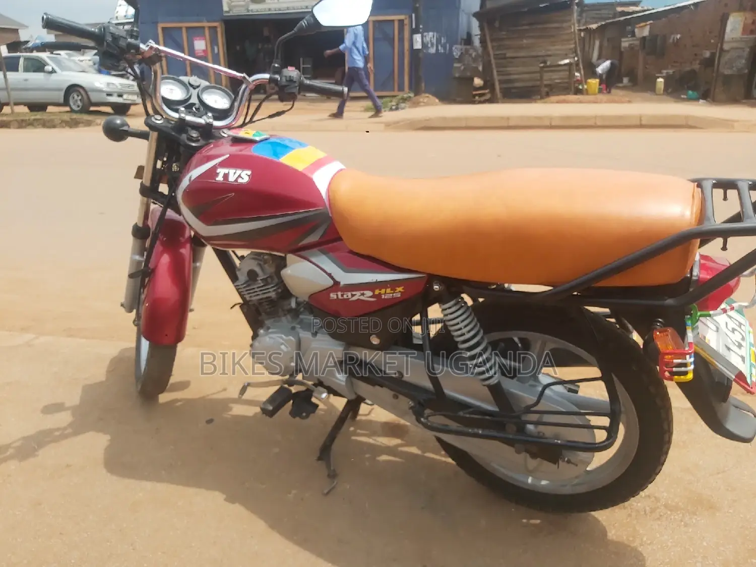 New TVS HLX 125 2019 Red
