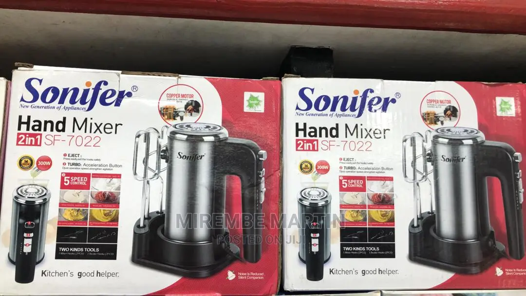 Sonifer Hand Mixer With Mixing Hooks