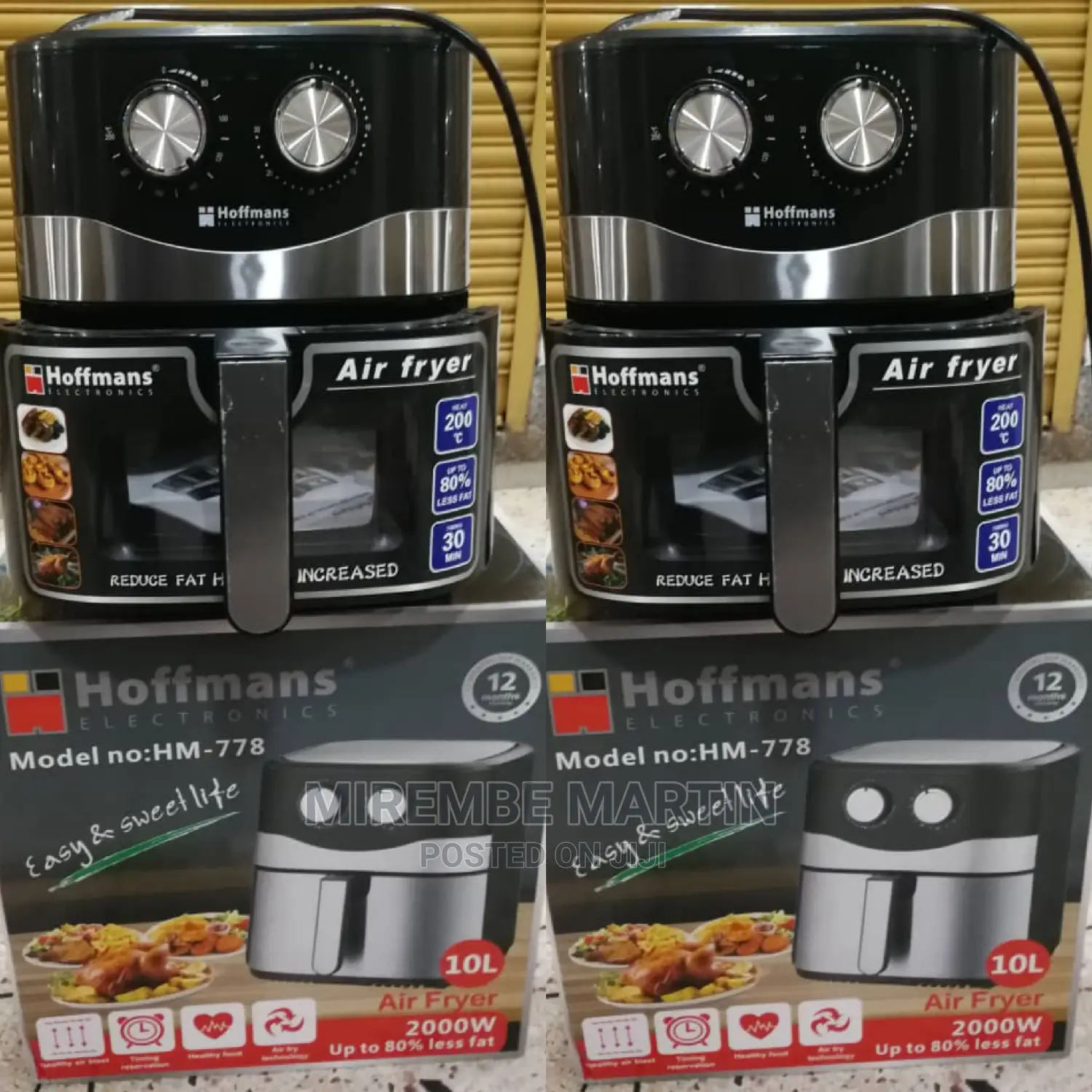 Double Hoffman's Air Fryer