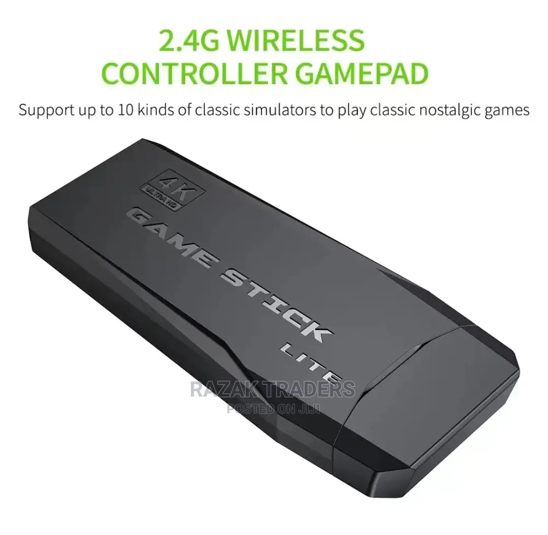 64GB 10000+ Games 2.4G Wireless Gamepad Controller TV