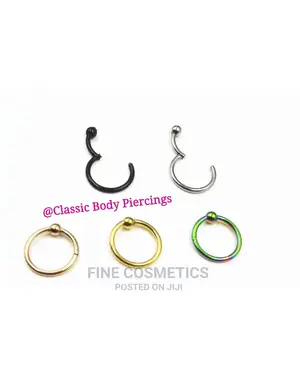1PC Segment Captive Bead Ring- 316L Stainless Steel Earring