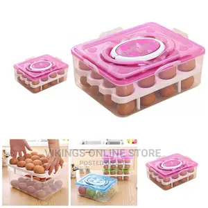 Supreme Mall Double Layer 32 Eggs Storage Box