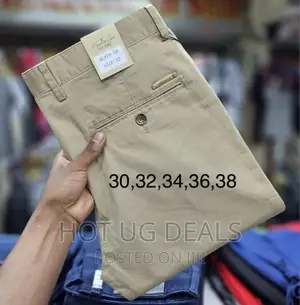 Men’S Khaki Stretcher Pants - Brown