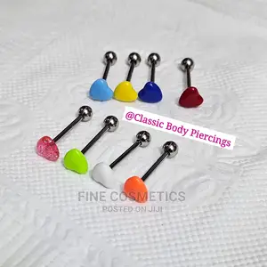 1PC Tongue Barbell Darling Heart Decoration Tongue Jewelry