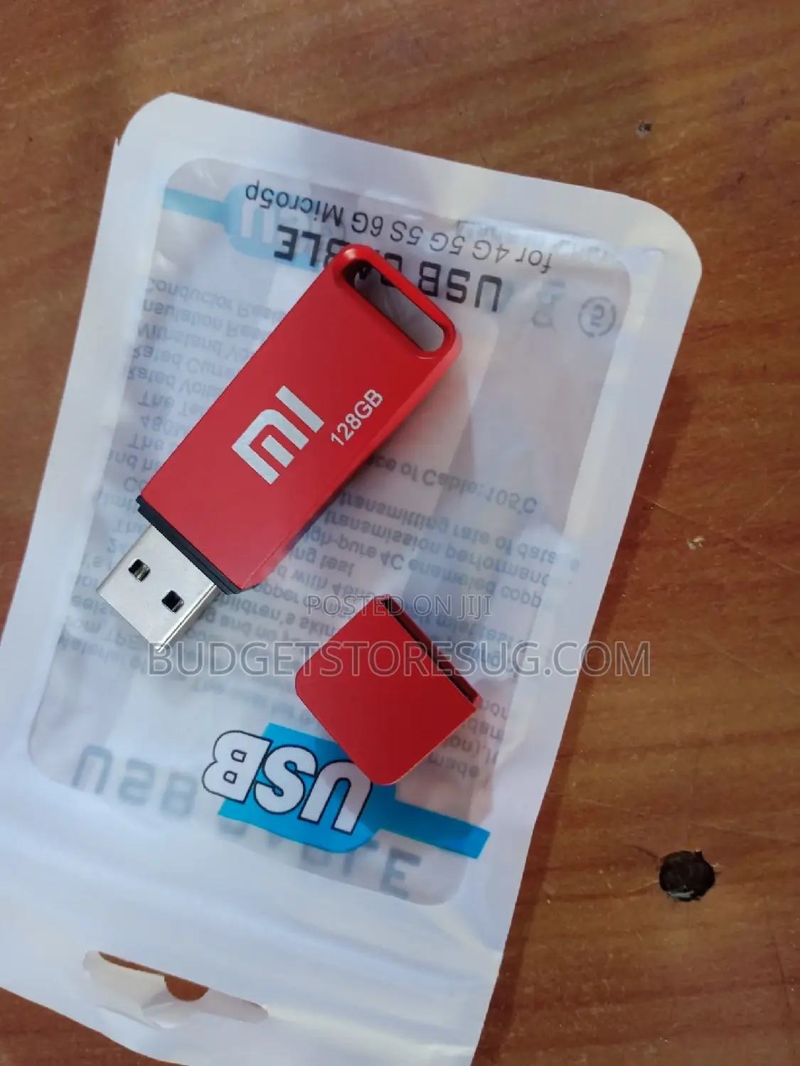 Metal Red 128gb Flash Drive