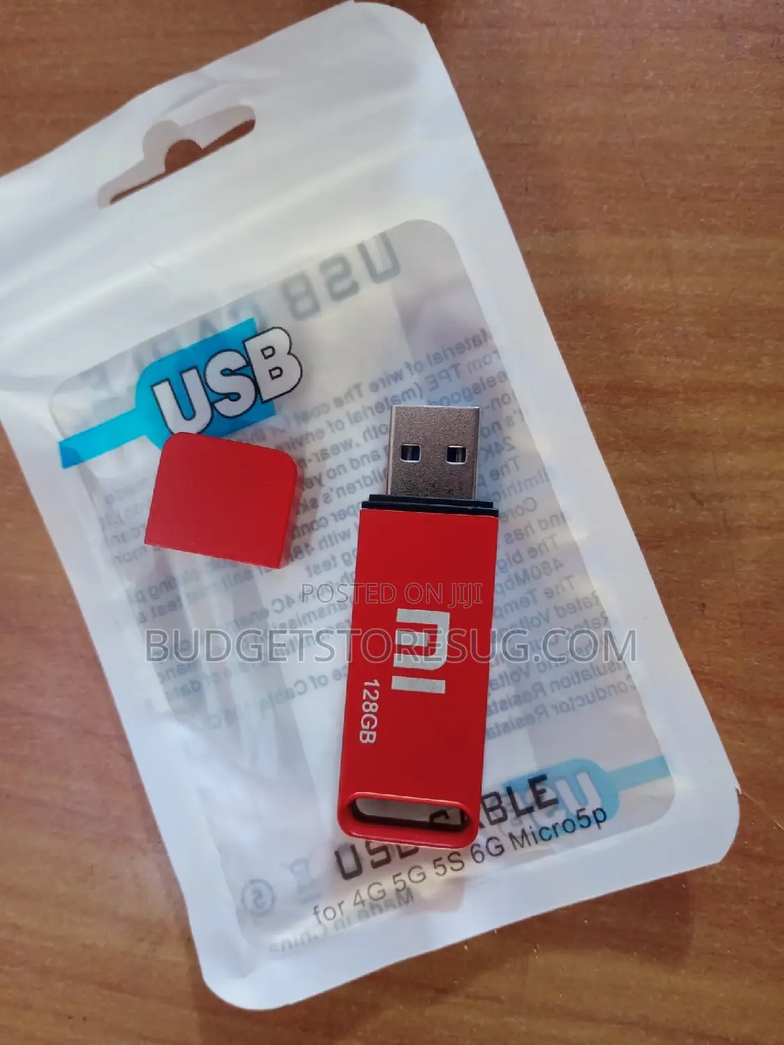 Metal Red 128gb Flash Drive