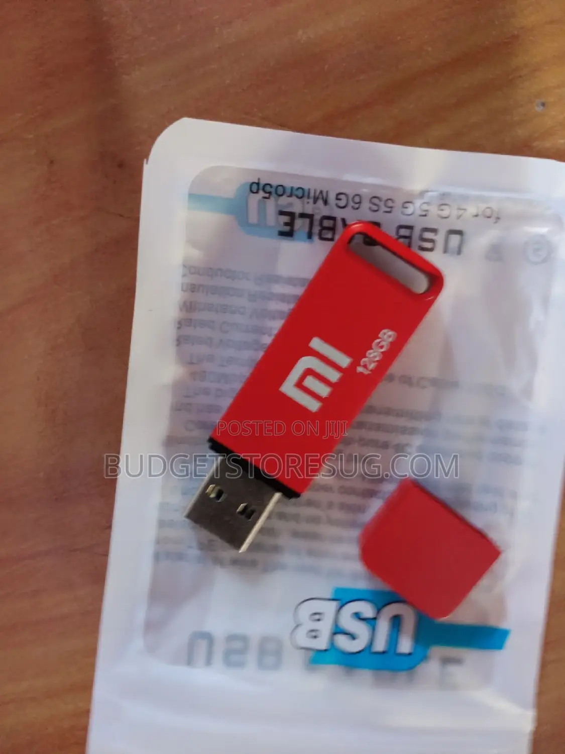 Metal Red 128gb Flash Drive