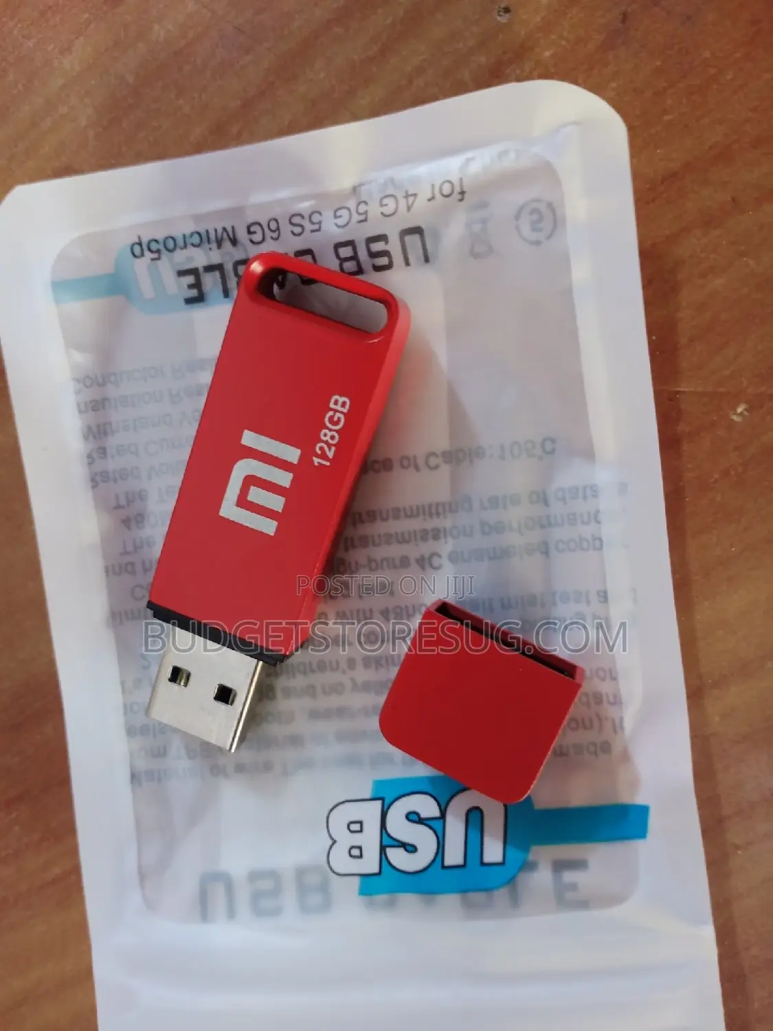 Metal Red 128gb Flash Drive