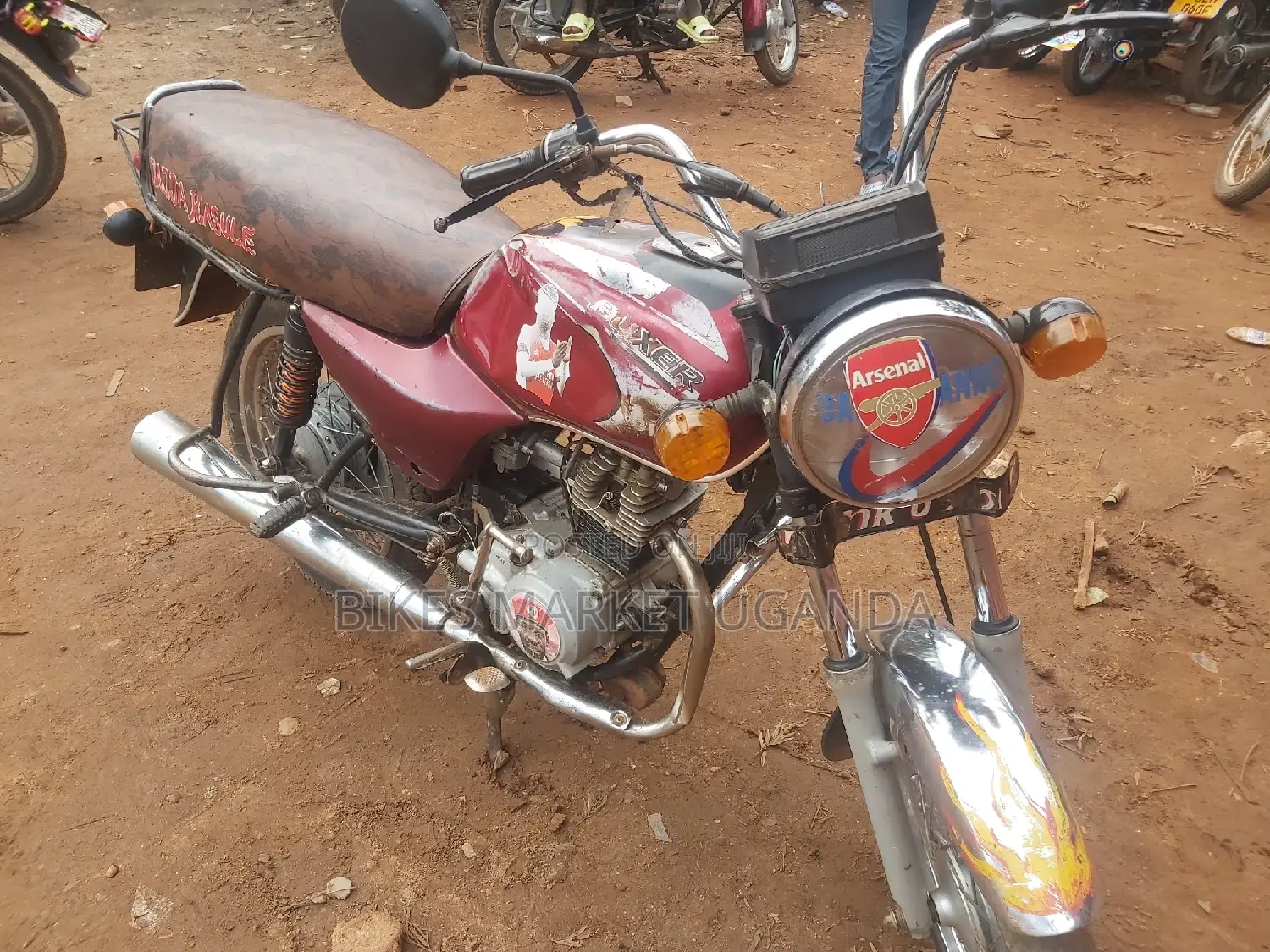 Bajaj Boxer 100 2017 Red