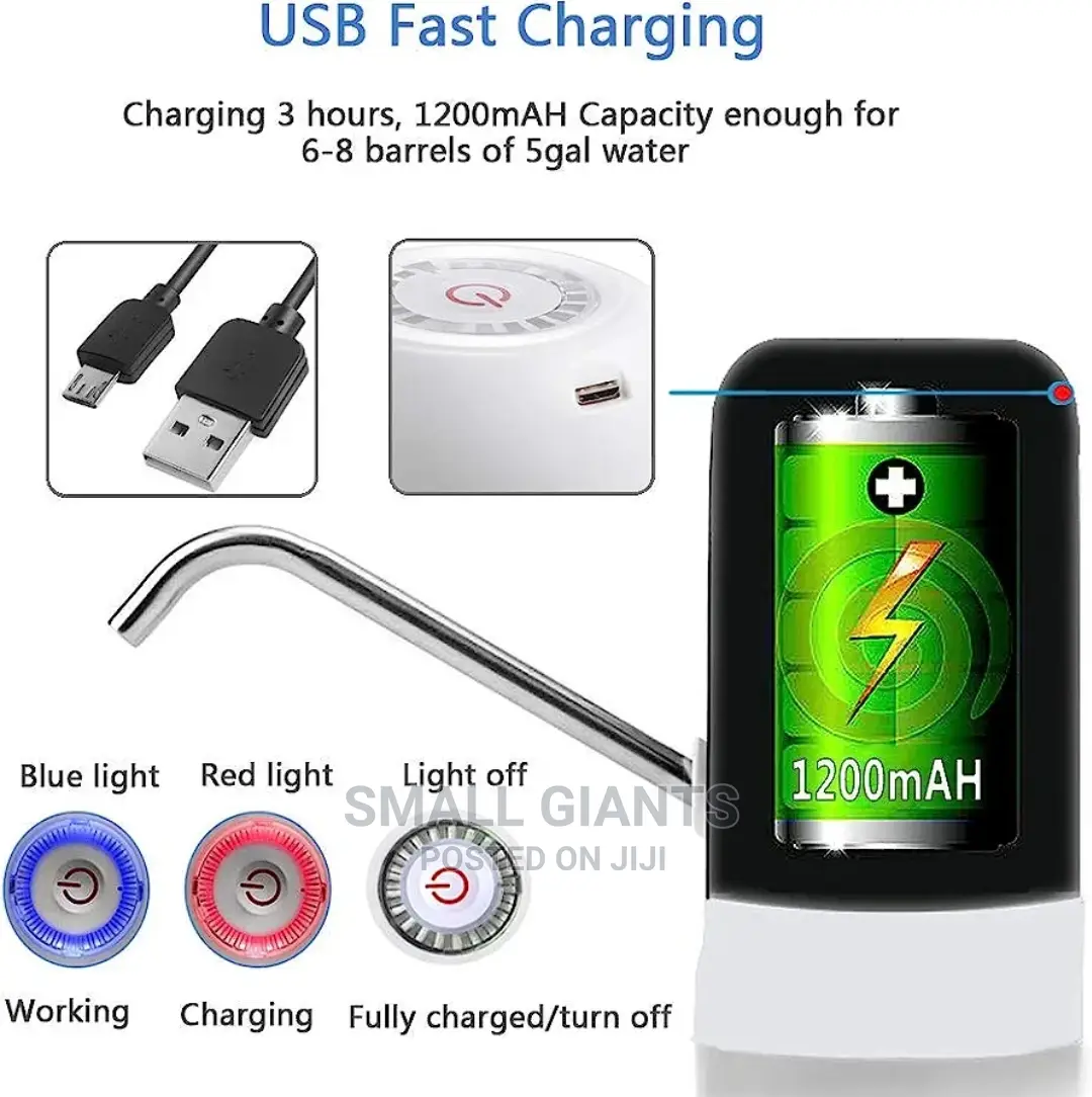 USB Charging Automatic Electric Water Dispenser