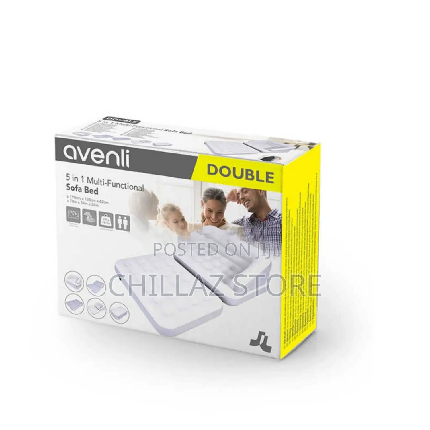 Avenli 5in1 Inflatable Flocked Sofa Bed.