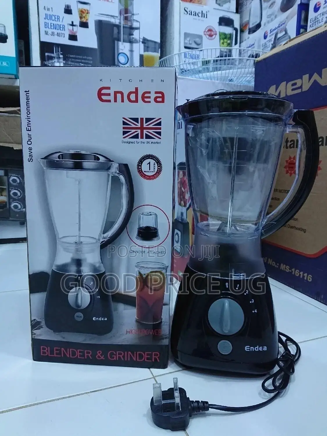 2 in 1 Endea Blender With 2 Years Warranty.