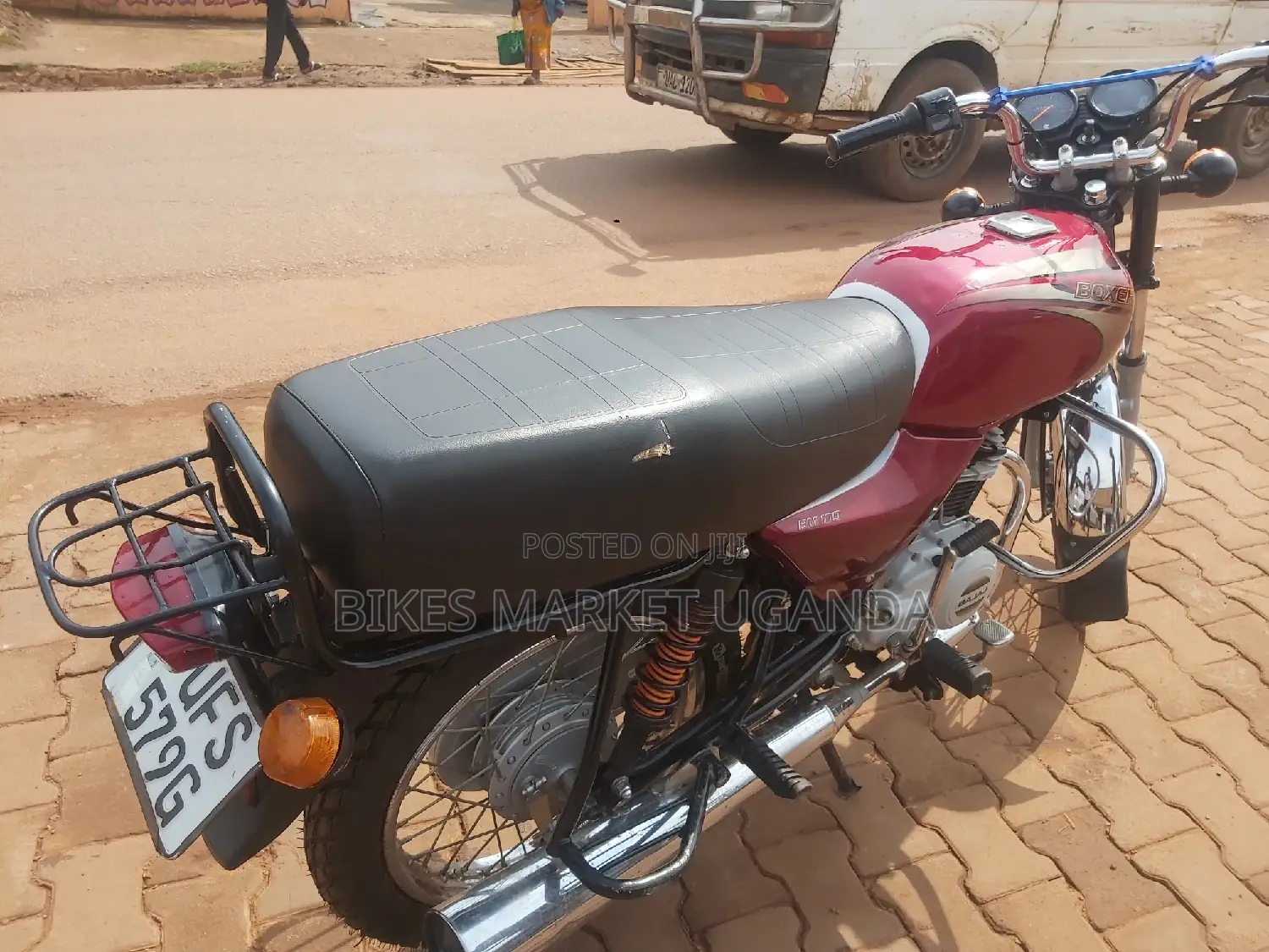 New Bajaj Boxer 100 2023 Red