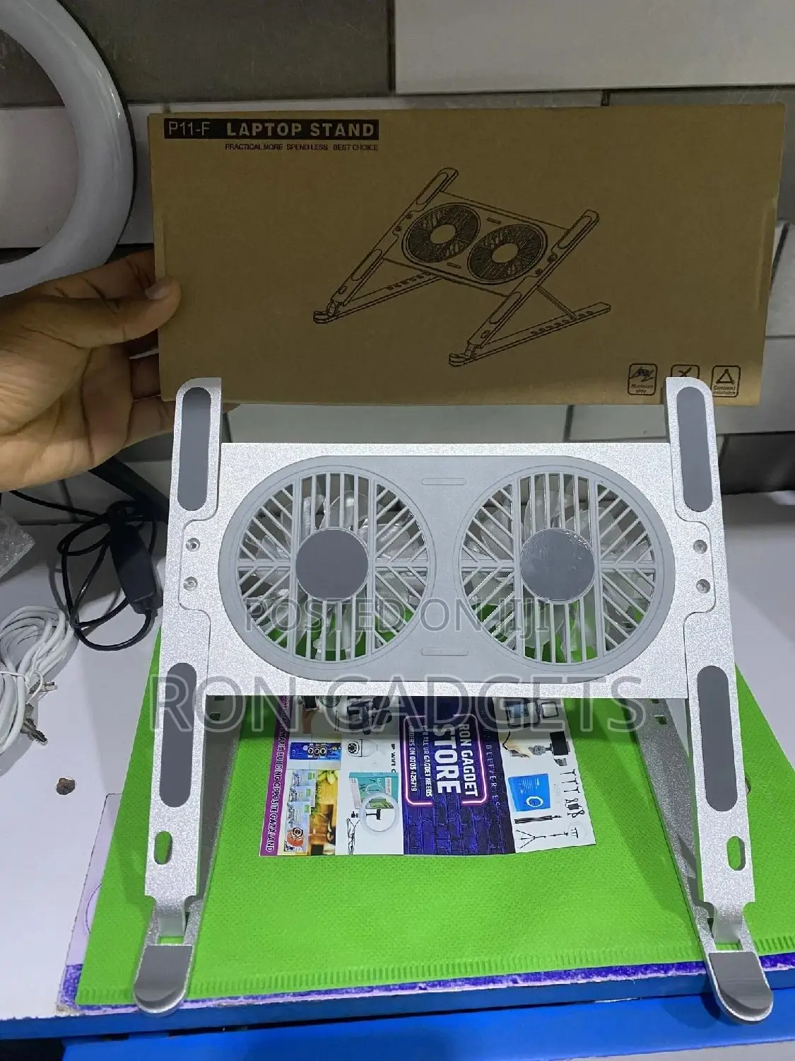 Laptop Stand With Cooling Fan