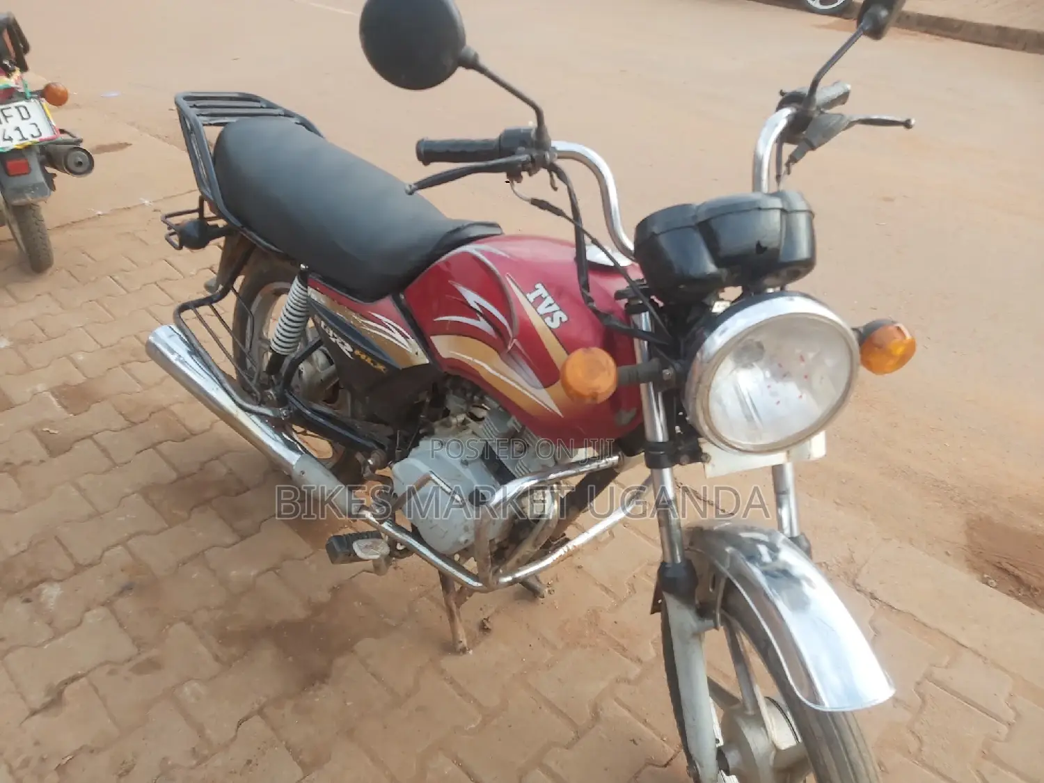 TVS XL 100 2017 Red