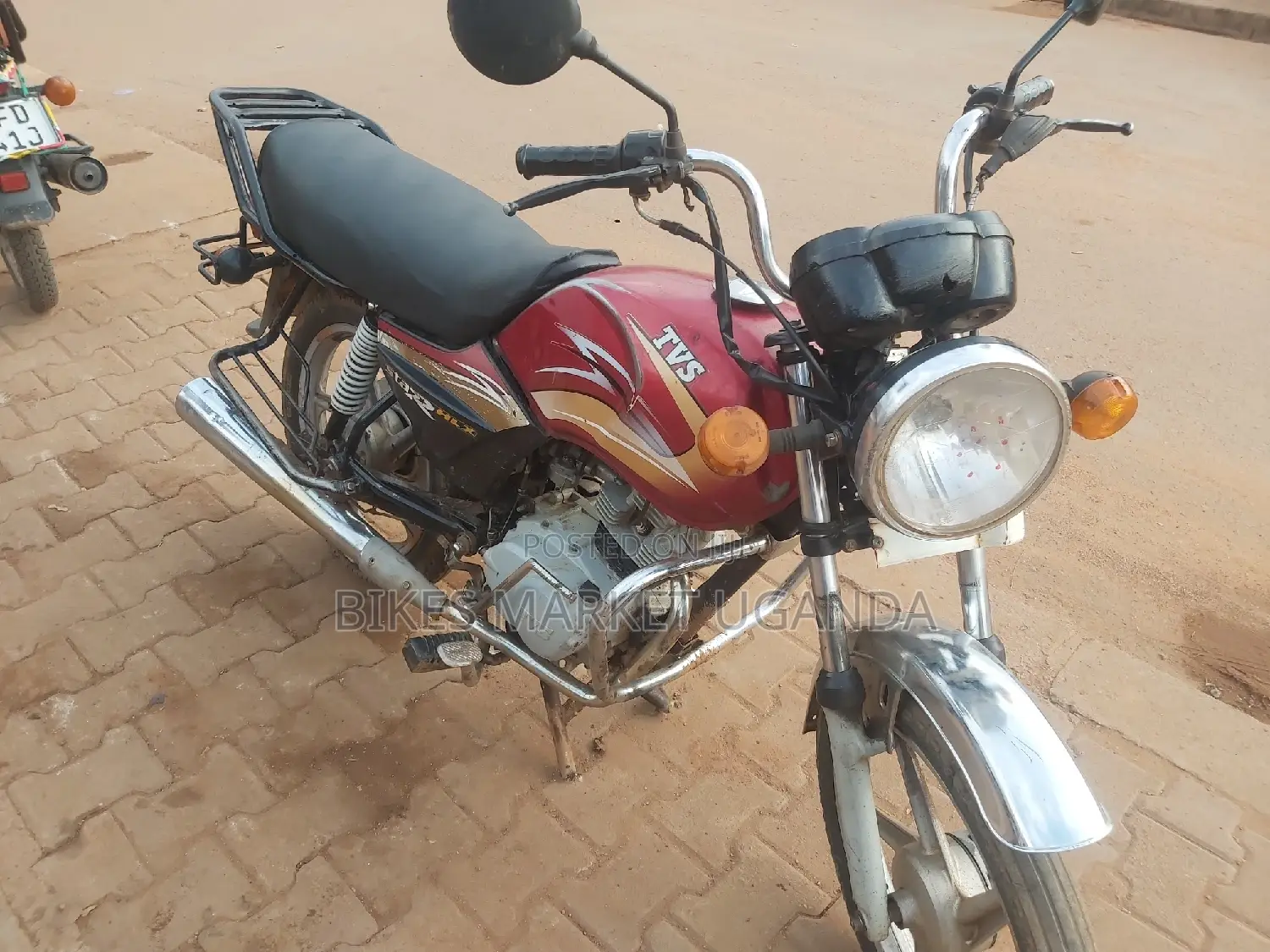 TVS XL 100 2017 Red
