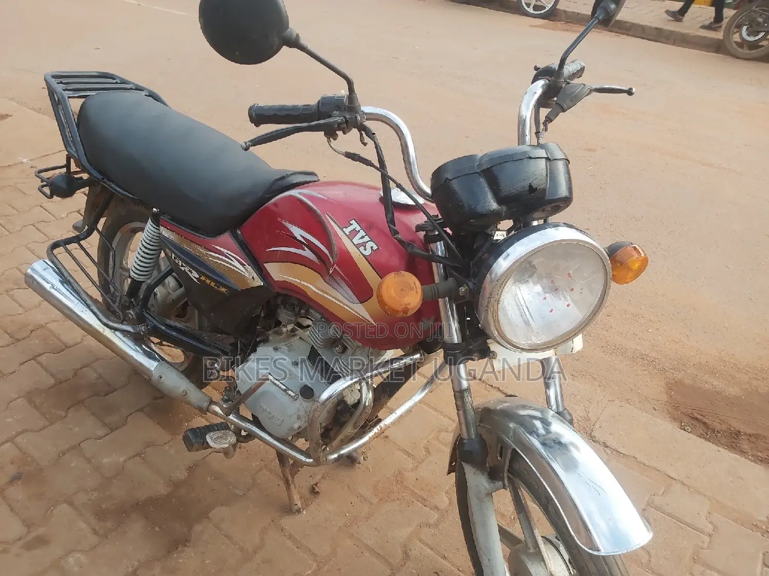 TVS XL 100 2017 Red