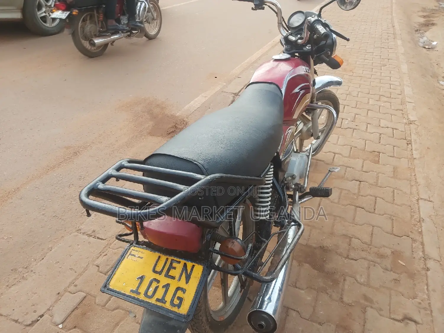 TVS XL 100 2017 Red