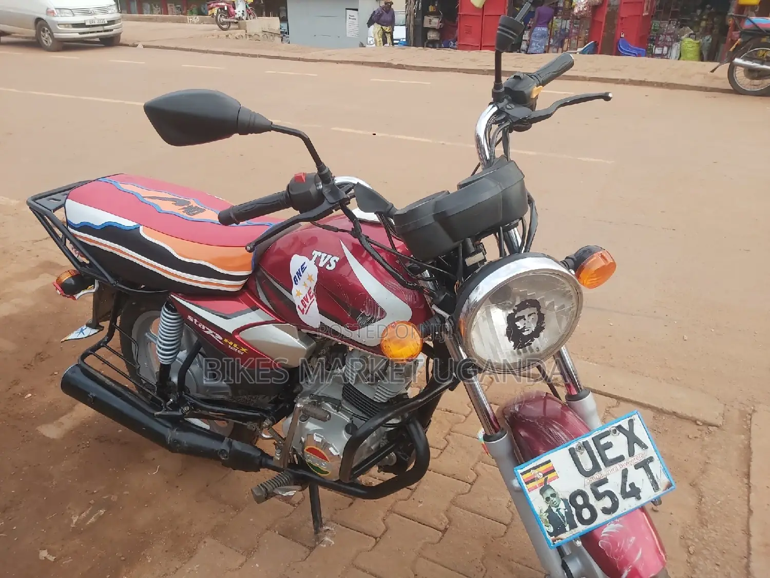New TVS HLX 125 2018 Red