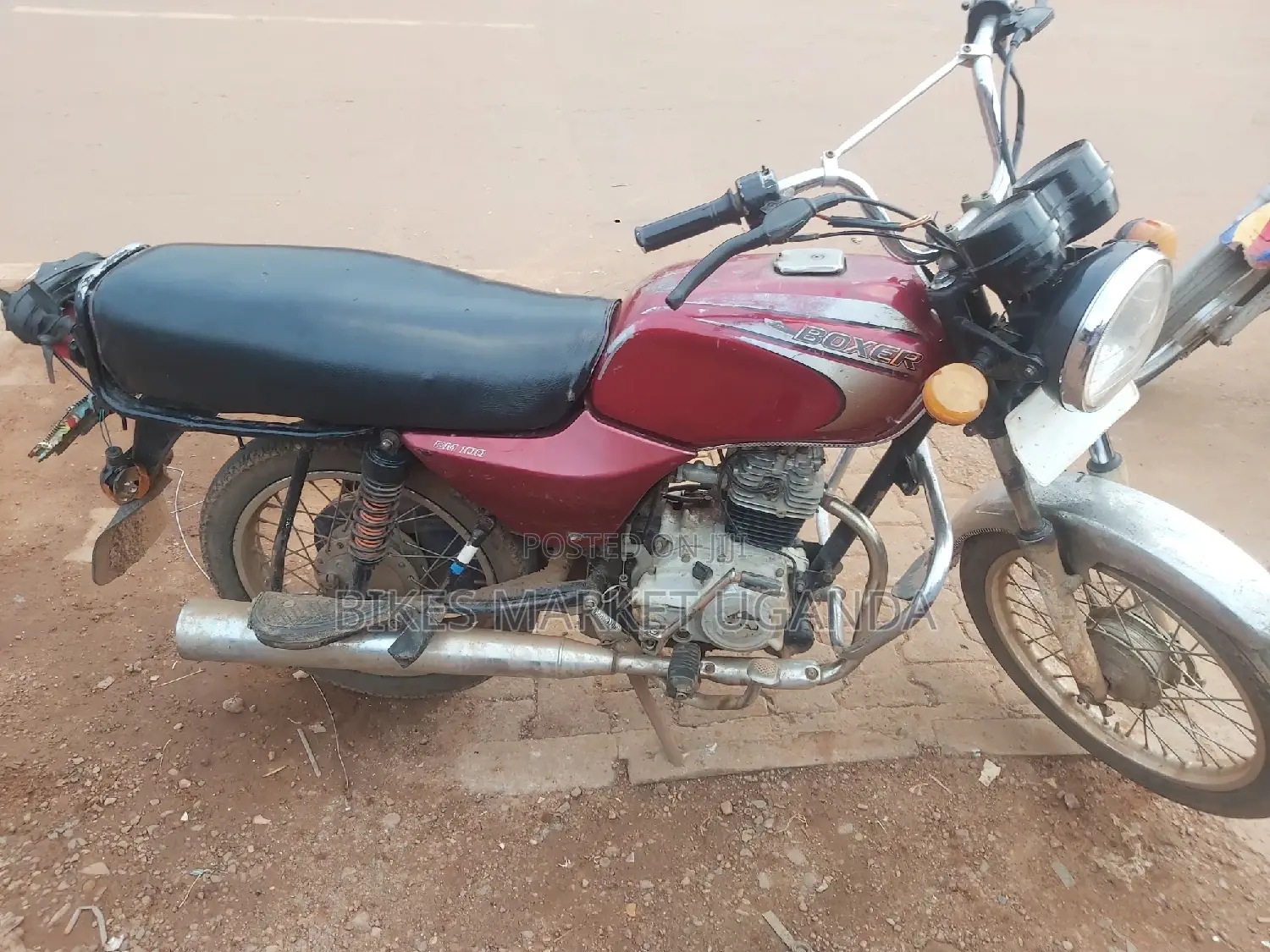 Bajaj Boxer 100 2016 Red