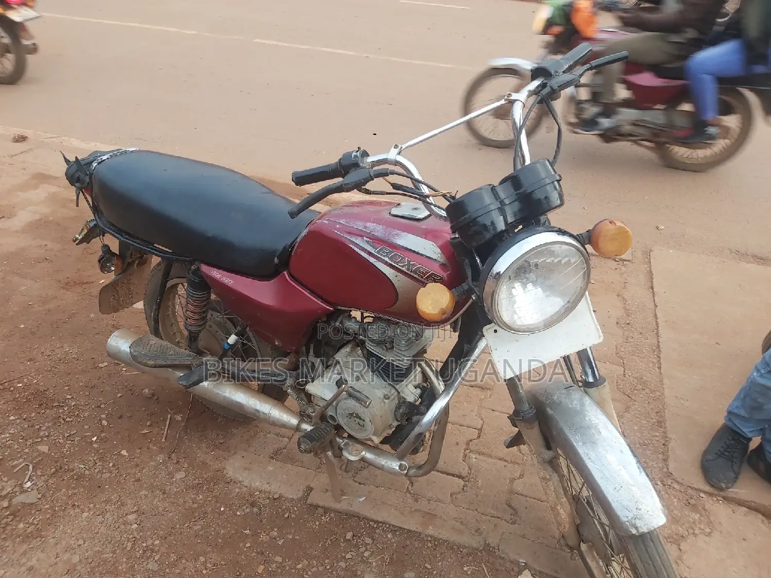 Bajaj Boxer 100 2016 Red