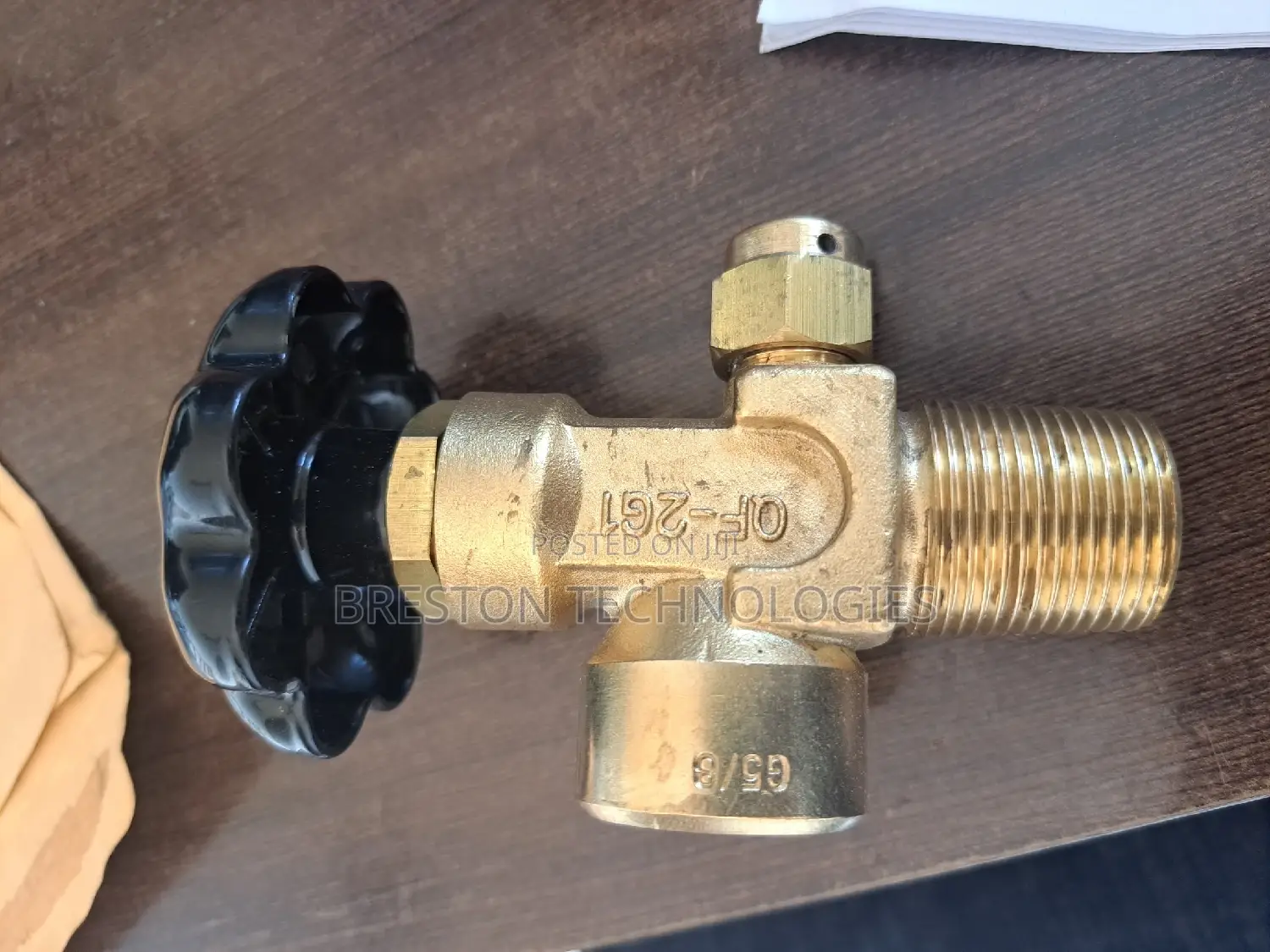 Oxygen and Nitrogen Gas Valves