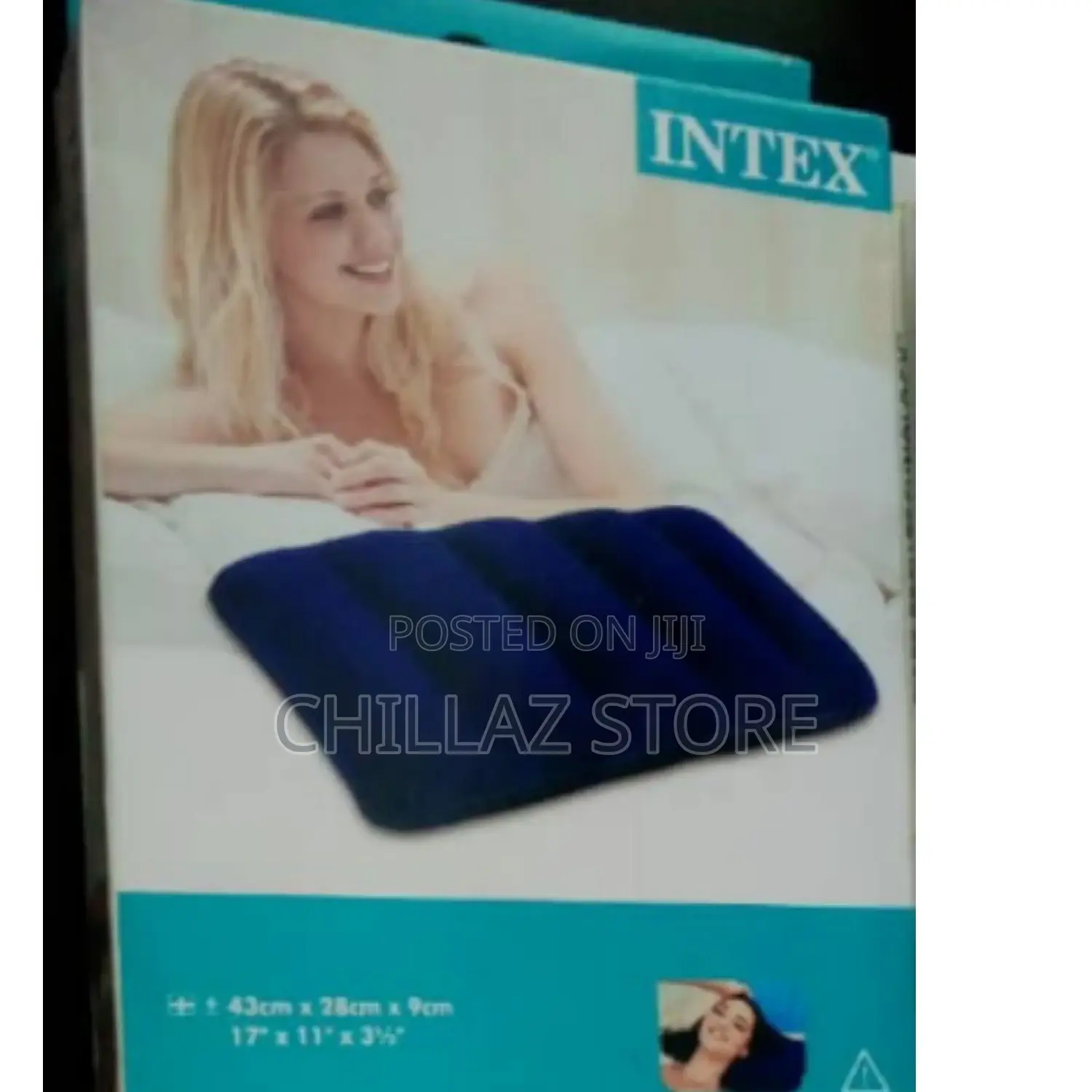 Intex Camping Inflatable Air Bed With 2 Pillows and Pump.