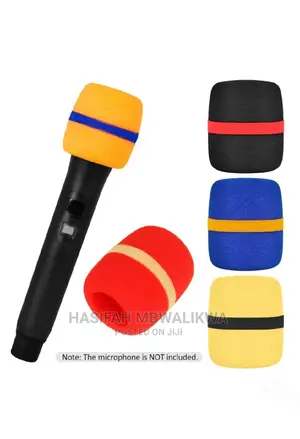 5 Pack Thick Foam Microphone Covers