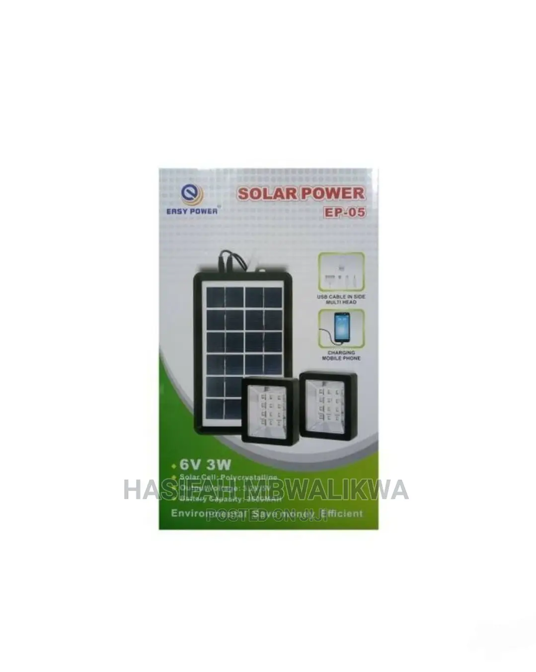 Mini Solar Lighting System With 2 Lights