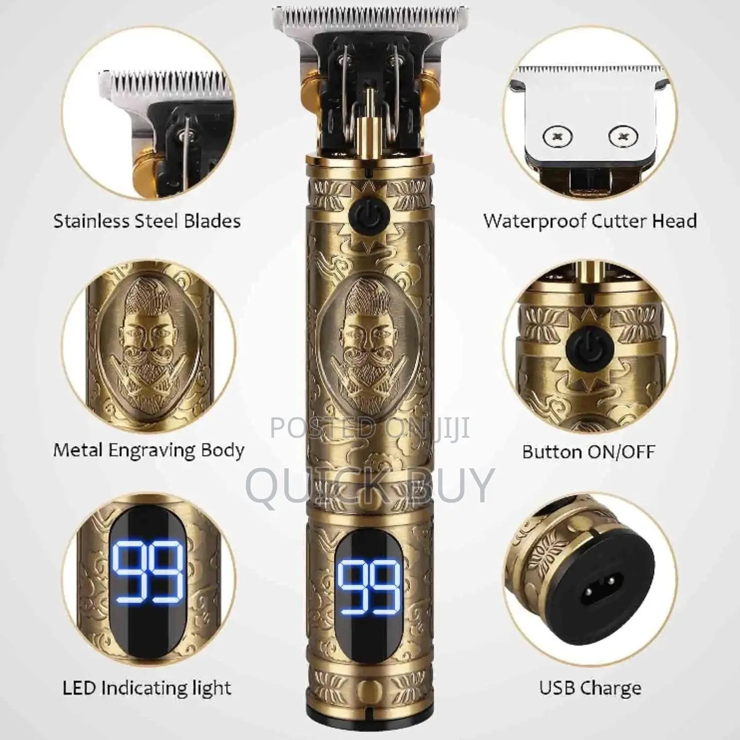 LCD Professional Hair Clipper/ Trimmer