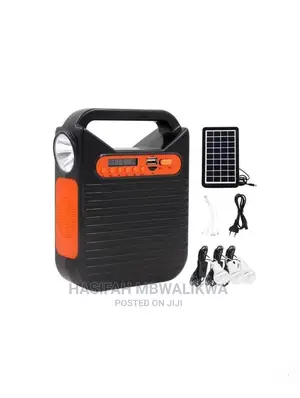 Mini Solar System With Bulbs+ Panel + Radio