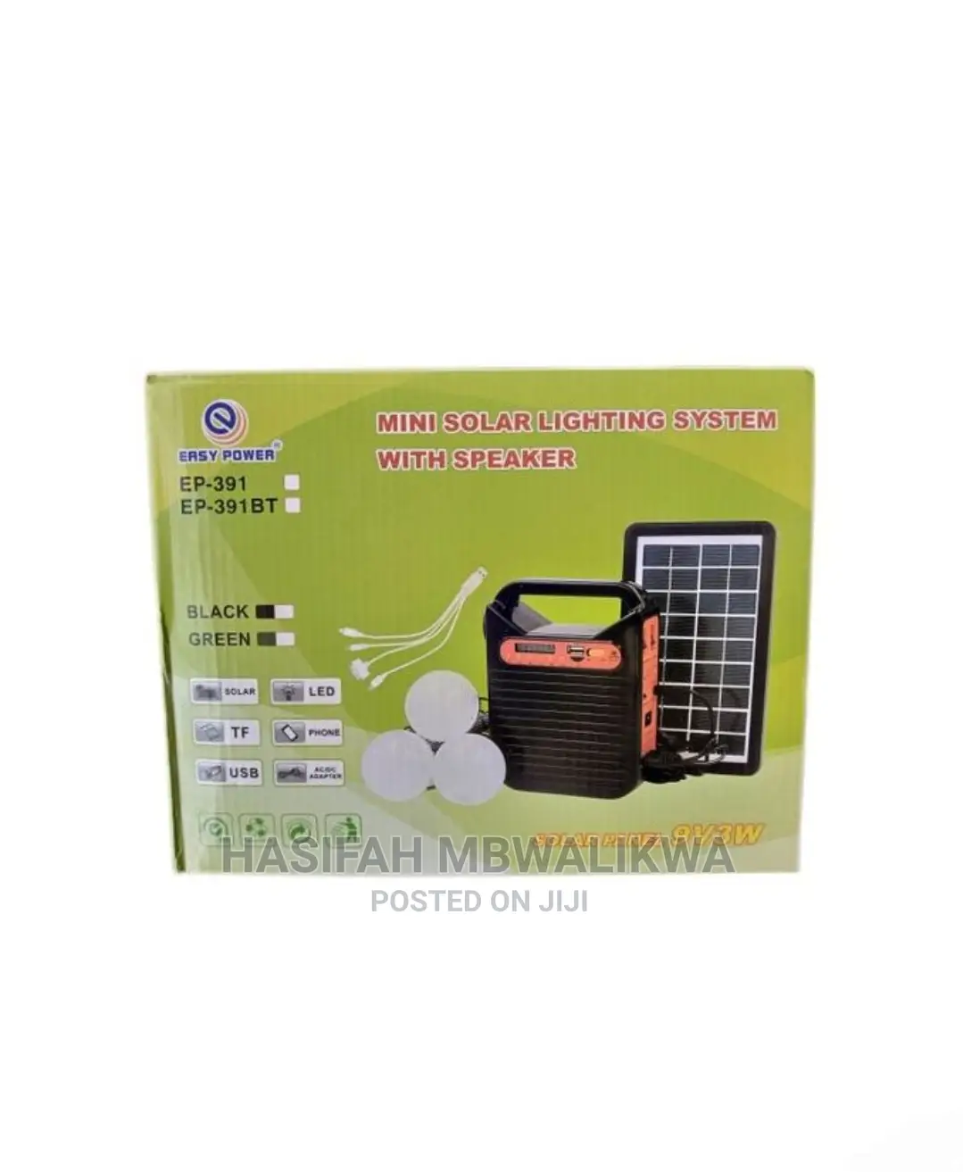 Mini Solar System With Bulbs+ Panel + Radio