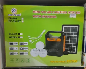 Mini Solar System With Bulbs+ Panel + Radio