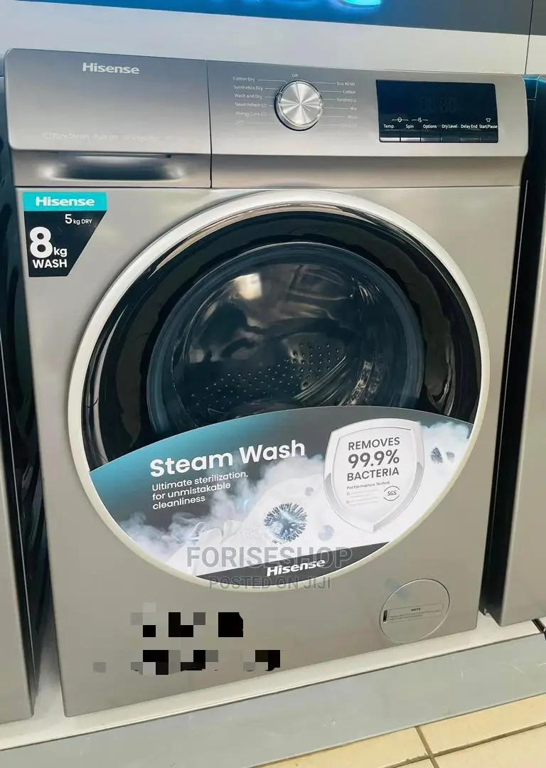 Hisense 8kgs Wash Dry Front Loader Washing Machine
