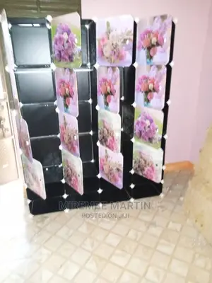 4 Column Plastic Wardrobe