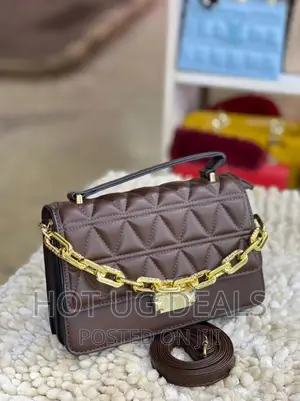 Ladies Classic Designer Handbag - Chocolate