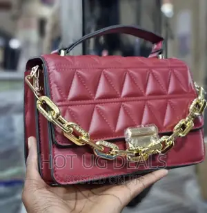 Ladies Classic Designer Handbag - Maroon