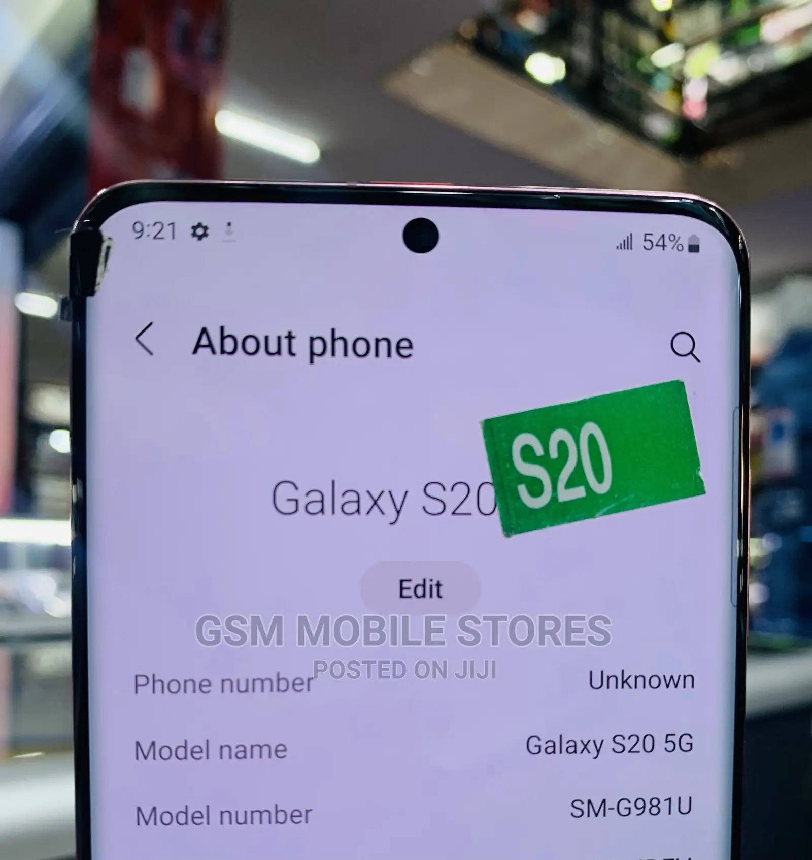 Samsung Galaxy S20 128 GB Pink