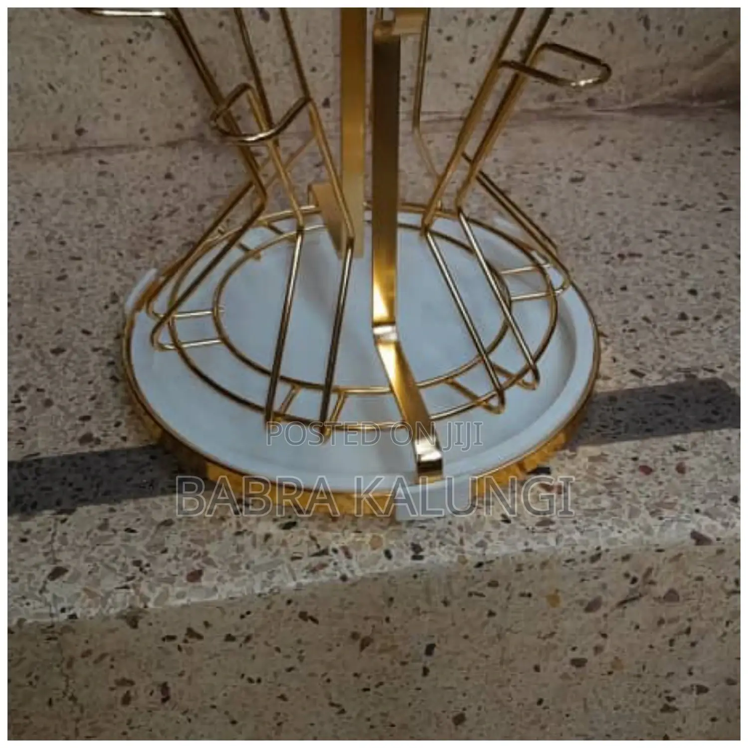 Gold Glass or Cup Holder