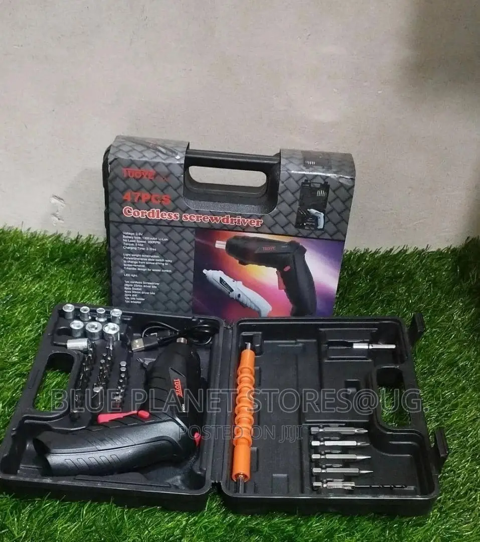 TUOYE 47pcs Cordless Drill/Screwdrivers \\ 4.8v \\ 1300mah