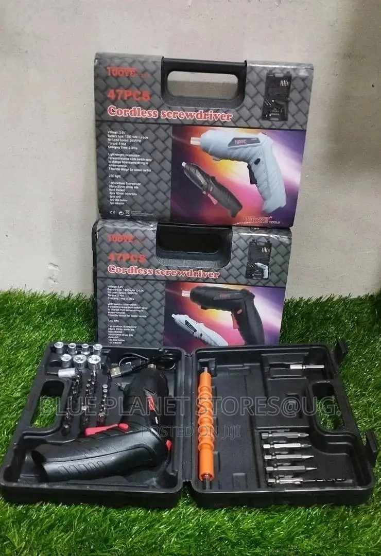 TUOYE 47pcs Cordless Drill/Screwdrivers \\ 4.8v \\ 1300mah