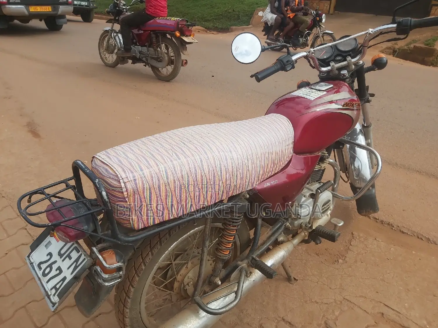 New Bajaj Boxer 100 2022 Red
