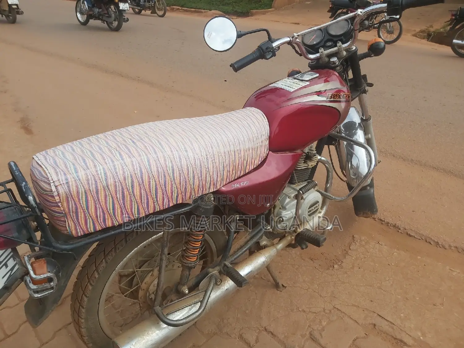 New Bajaj Boxer 100 2022 Red