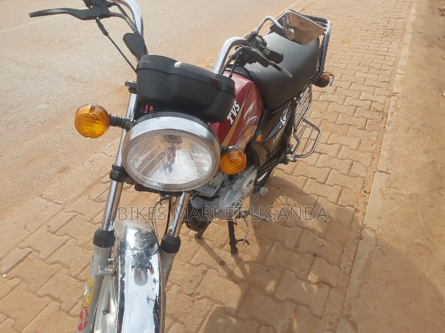 TVS XL 100 2017 Red