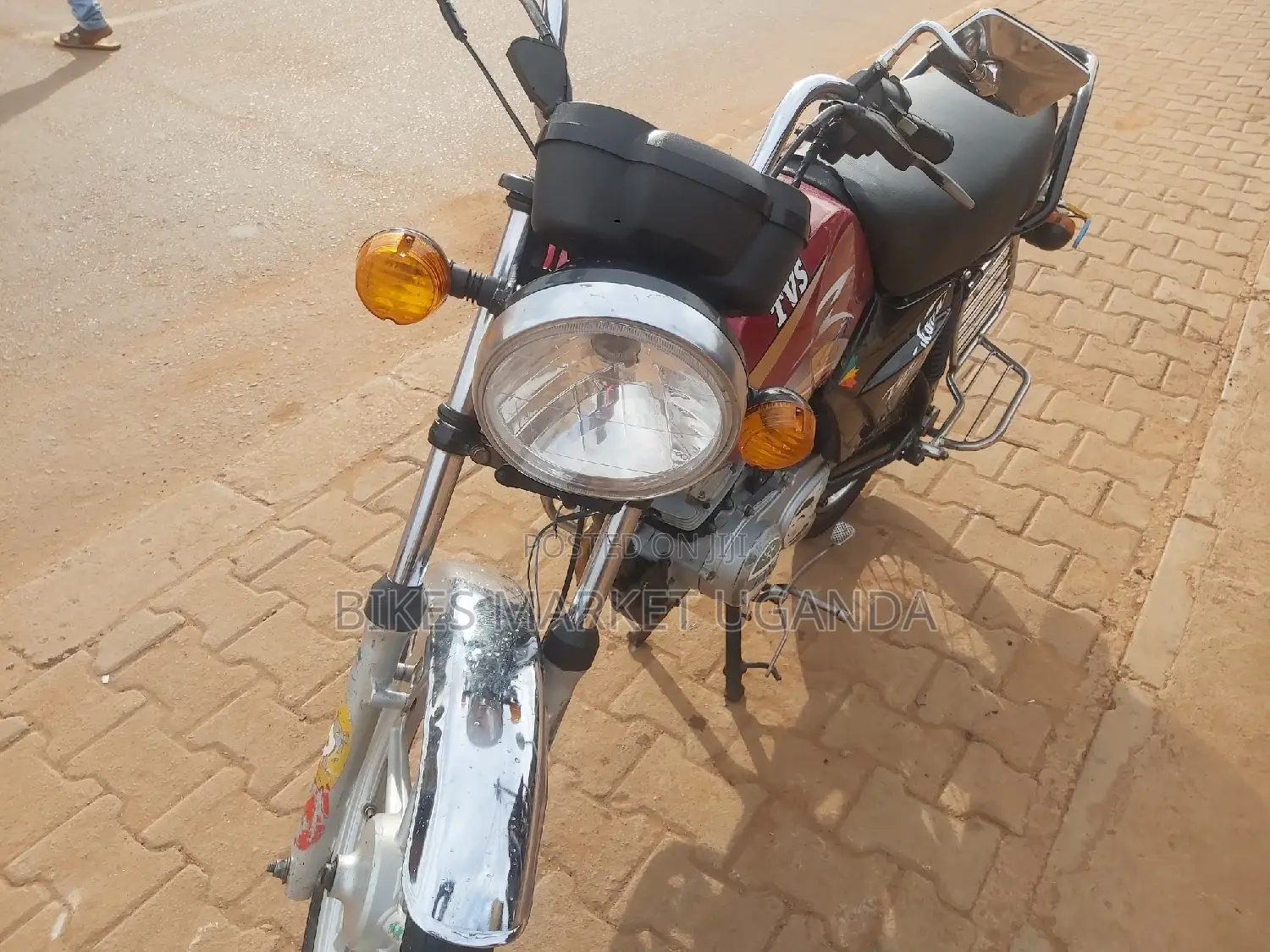 TVS XL 100 2017 Red