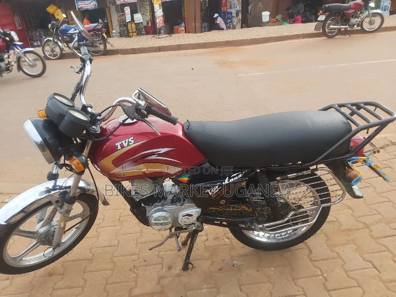TVS XL 100 2017 Red