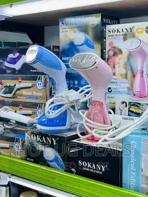 Sokany Portable Garment Steamer Clothes Iron – White