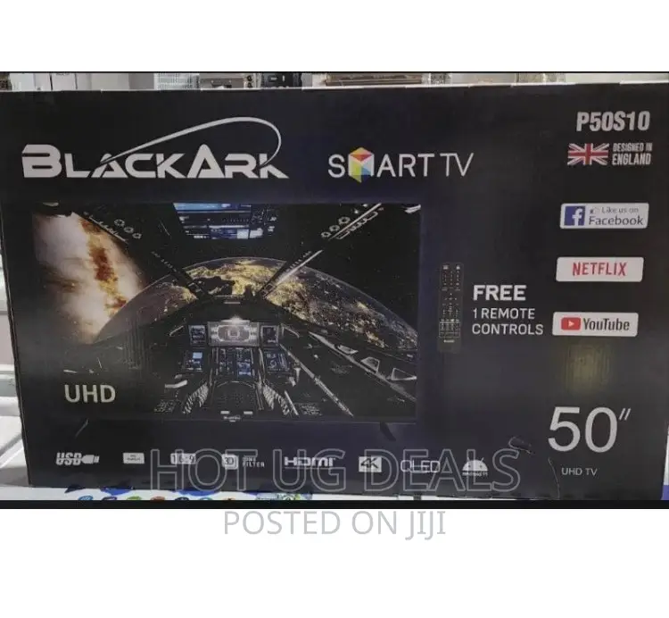 50” Blackark Frameless Smart Android Tv With Netflix,Youtube