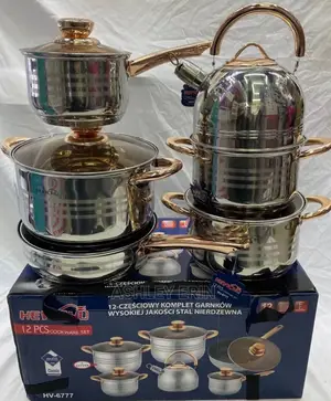 Silver Cookware Set