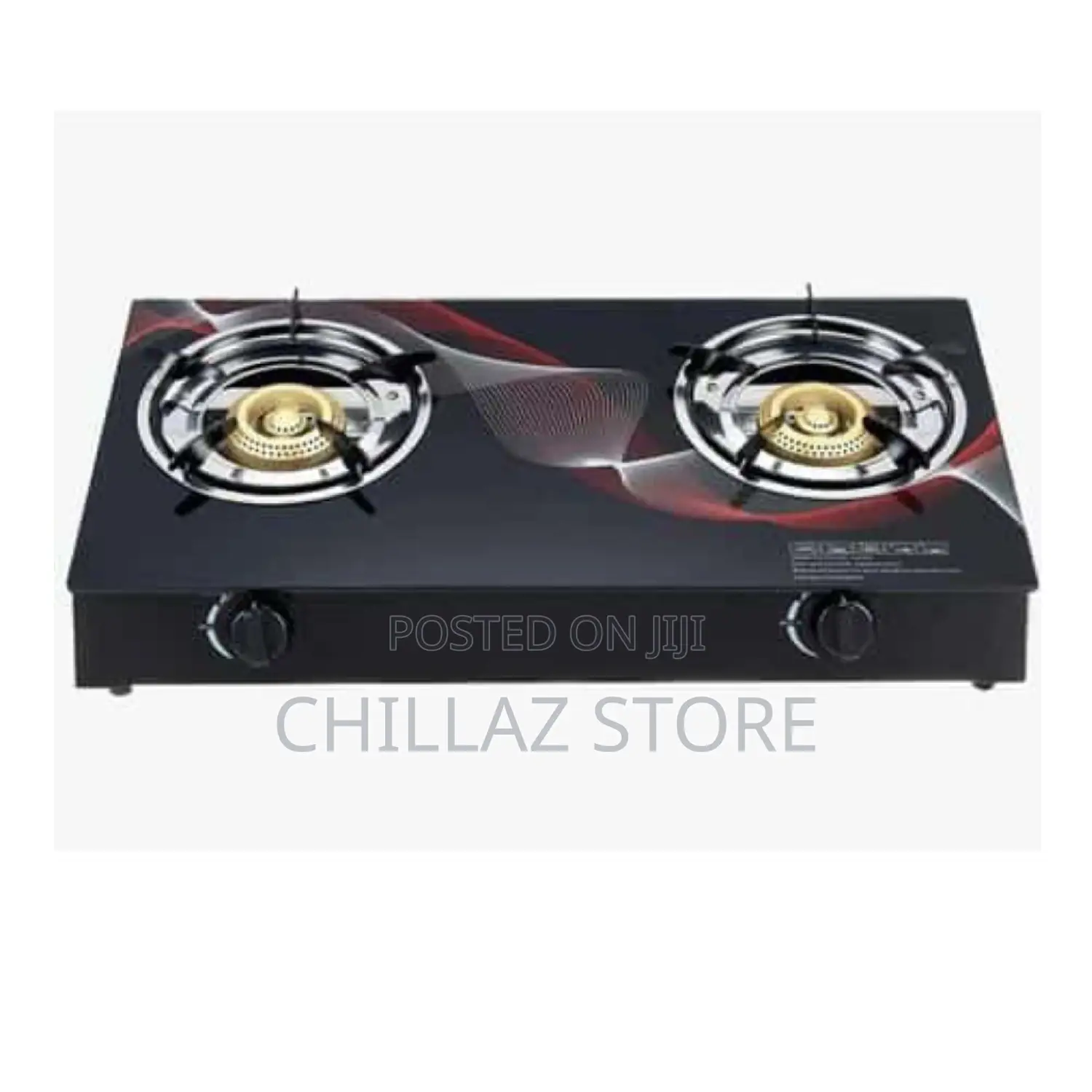 Double Glass Top Gas Burner.